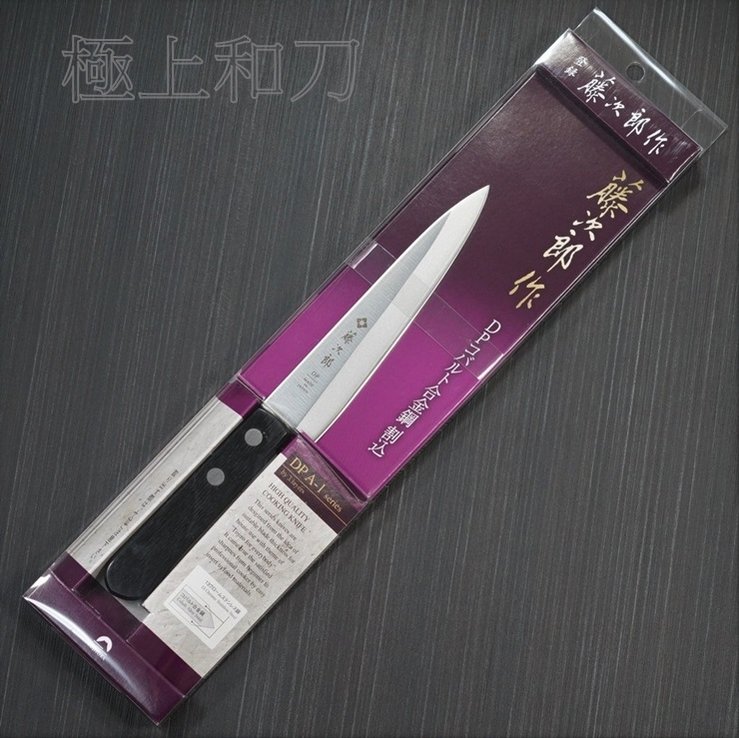 日本進口菜刀 藤次郎 VG10DP鈷合金不鏽鋼 小刀 水果刀 135mm F-304