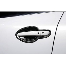 【車王汽車精品百貨】MZADA 馬自達 CX9 CX-9 ABS 碳纖維紋門碗 防刮 保護貼