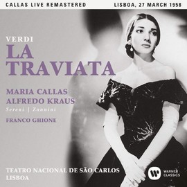 2017卡拉絲現場復刻-威爾第《茶花女》2CD/ 吉奧尼〈指揮〉里斯本國家劇院樂團與合唱團 Verdi: La traviata 2CD/ Maria Callas