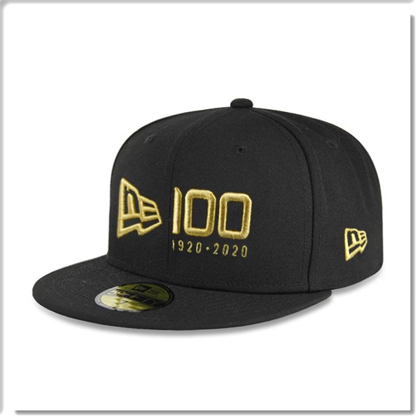 【ANGEL NEW ERA】100週年 紀念帽 經典黑 金字版 59FIFTY 全封帽 棒球帽 收藏版