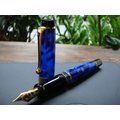 AURORA OPTIMA 14K鋼筆 (藍色金夾)