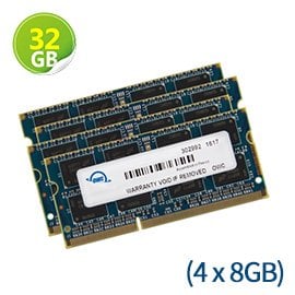 32GB (8GB x4) OWC Memory 1866MHZ DDR3L SO-DIMM PC3-14900 適用於 iMac 5K 27吋 (2015)