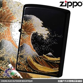 【詮國】 Zippo 日系經典打火機 波富士/本金蒔繪 # 2LA-NAMIFUJI / ZP659