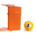 原廠正品附發票 美國 ZIPPO打火機-Slim袖珍版機身 (橙色消光烤漆-型號1631ZL) ✦球球玉米斗✦