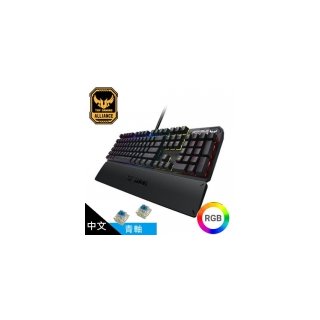 【ASUS 華碩】TUF GAMING K3 RGB機械鍵盤 [青軸]