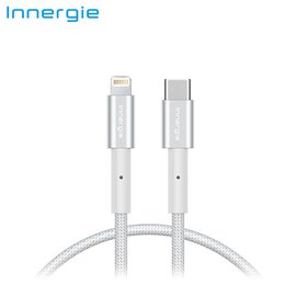 台達電 INNERGIE L-C 2公尺 銀色 Lightning 對 USB-C 充電線 保固公司貨 (ACC-S200EL-TA)