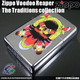 詮國】Zippo 經典打火機美系紋身刺青Voodoo Reaper #20910 / ZP078