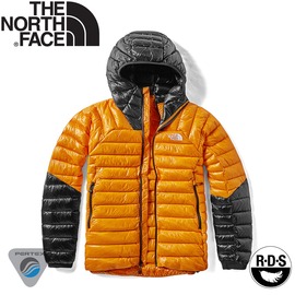 【The North Face 女 Summit Perex 連帽羽絨外套《黃/黑》】3SPS/羽絨衣/保暖外套