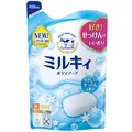 日本牛乳石鹼 牛乳精華沐浴乳補充包(清新皂香)400ml
