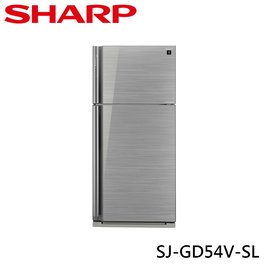 SHARP 夏普 541L 自動除菌離子變頻雙門電冰箱 光耀銀 SJ-GD54V-SL
