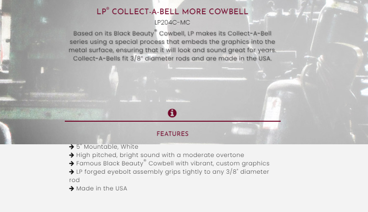 LP Collect-A-Bell More Cowbell