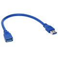 【勁昕科技】USB3.0延長線公對母數據線電腦滑鼠鍵盤連接線0.1米