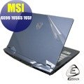 【Ezstick】MSI GE66 10SGS GE66 10SF 透氣機身保護貼(含上蓋貼、鍵盤週圍貼) DIY包膜