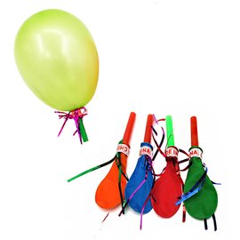 【Q禮品】 A4985 派對口哨氣球/復古慶生活動裝飾道具/喇叭哨子汽球/PP氣球/贈品禮品