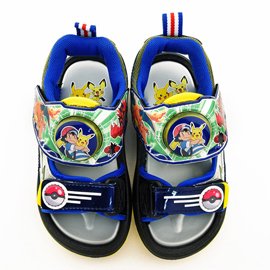 童鞋城堡-LED燈涼鞋 神奇寶貝(寶可夢)-PA3580-藍