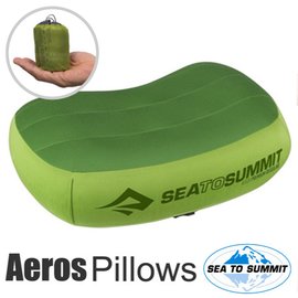 【澳洲 Sea To Summit】AEROS PREMIUM PILLOWS 50D 舒適充氣枕頭/吹氣枕.靠枕.飛機枕頭.午睡枕.露營枕_ STSAPILPREMRLI 萊姆綠