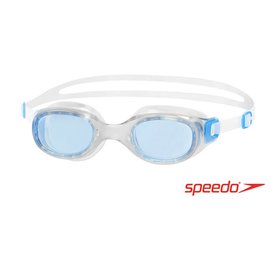 Speedo 成人泳鏡 Futura Classic 透明/藍 SD8108983537 游遊戶外Yoyo Outdoor