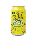 韓國 哈密瓜蘇打 哈密瓜風味蘇打飲料 350 ml