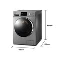 《Panasonic國際牌》12公斤 洗脫烘 變頻溫水滾筒洗衣機 NA-V120HDH-G