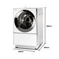 《Panasonic國際牌》日本製 10.5公斤 ECONOVI Cuble 溫水滾筒洗衣機 NA-D106X2WTW