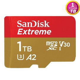 SanDisk 1TB 1T microSD【190MB/s Extreme】microSDXC micro SD SDXC 4K U3 A2手機記憶卡