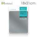 Ninfotec (NF-MA-102) PVC滑鼠墊 18x21 cm /PVC光滑表層,防水抗油汙