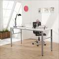 《BuyJM》木紋白環保低甲醛160公分穩重型工作桌/電腦桌附電線孔 I-B-DE086WH