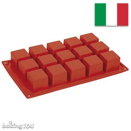 義大利 Pavoni 多連矽膠模 正方立體 蛋糕模 慕斯模 果凍模 點心模 PV FR103