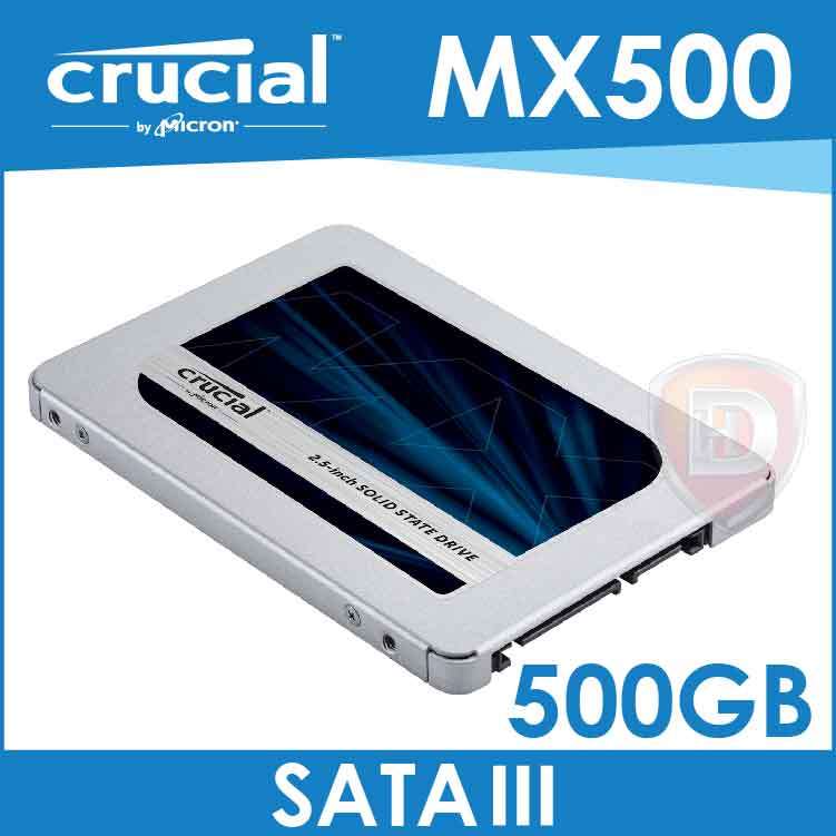 【hd數位3c】美光Micron Crucia MX500 500G/2.5吋/讀:560M/寫:510M/TLC/SMI台控制器【五年】下標前請先詢問