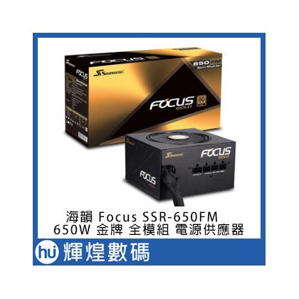Seasonic 海韻 SSR-650FM Focus Gold 650W 金牌 全模組 電源供應器