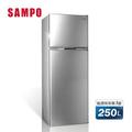 【SAMPO 聲寶】 250L一級能效 雙門變頻冰箱 SR-B25D(S)