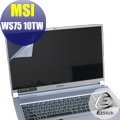 【Ezstick】MSI WS75 10TM 靜電式筆電LCD液晶螢幕貼 (可選鏡面或霧面)