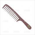 髮舖T806電木粗齒線條大關刀梳子[34007]