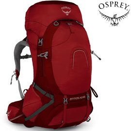 Osprey Atmos AG 65 男款登山背包 65升 里格紅rigbyred