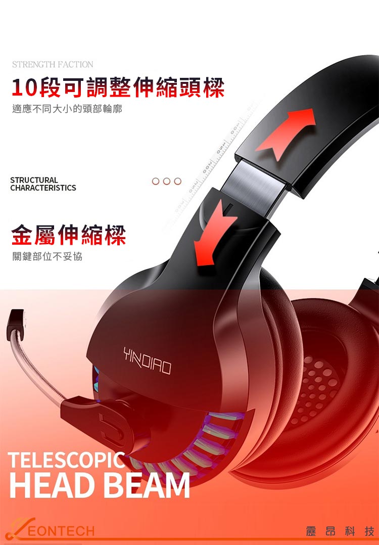 銀雕重低音電競耳機電腦耳機耳罩式耳機有線耳機- J&M House-線上購物 