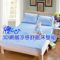 (寢心)外銷日本 3D網層涼感舒眠床墊組 QMAX3D-(枕套組)1對，不含床墊