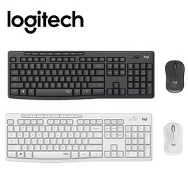 logitech 羅技 MK295 無線 鍵盤滑鼠組 石墨灰 / 珍珠白