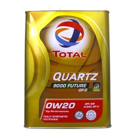 【易油網】TOTAL QUARTZ 9000 FUTURE GF-5 0W20 全合成機油 4L
