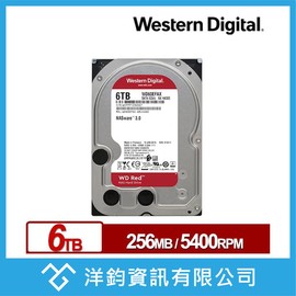 附發票)WD【紅標】6TB 3.5吋NAS硬碟(WD60EFAX) - PChome 商店街