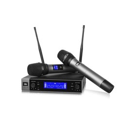 【昌明視聽】美國 JBL VM200 雙通道UHF 自動掃頻 附二支無線麥克風 來電(店)可議價