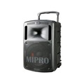 【昌明視聽】MIPRO MA-808 大型行動式擴音喇叭 MA808 附二支無線麥克風 送 原廠防塵套 三腳架