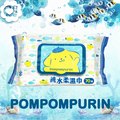 Sanrio 三麗鷗 布丁狗 純水有蓋柔濕巾/濕紙巾 (加蓋) 70 抽 特選水針布質地超柔軟