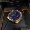 Giorgio Fedon 1919喬治飛登男錶,編號GF00009,46mm玫瑰金錶殼,寶藍錶帶款