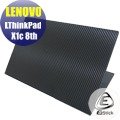 【Ezstick】Lenovo ThinkPad X1C 8TH Carbon黑色立體紋機身貼 DIY包膜