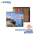 『ART小舖』Lyra德國 Graduate學院級 水性彩色鉛筆 24色 鐵盒套組 單盒