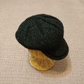 全新 時尚 達芙妮 DAPHNE 亮亮 銀蔥 經典黑 報童帽 貝雷帽 帽子 原價1580