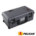 美國 PELICAN 1535TRVL Air 輪座拉桿超輕氣密箱-(灰)(PC015350-0080-185)