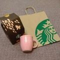 全新 Starbucks 漂亮粉紅 LOGO 馬克杯 咖啡杯 水杯