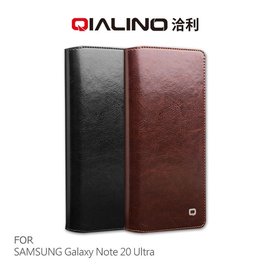 【愛瘋潮】QIALINO SAMSUNG Note 20 Ultra 經典皮套(升級版) 真皮 手機套 手機殼