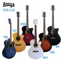 亞洲樂器 BORYA FGS-13C EQ 電民謠吉他 40吋 缺角∕雲杉面∕椴木側背∕玫瑰木指板下駒